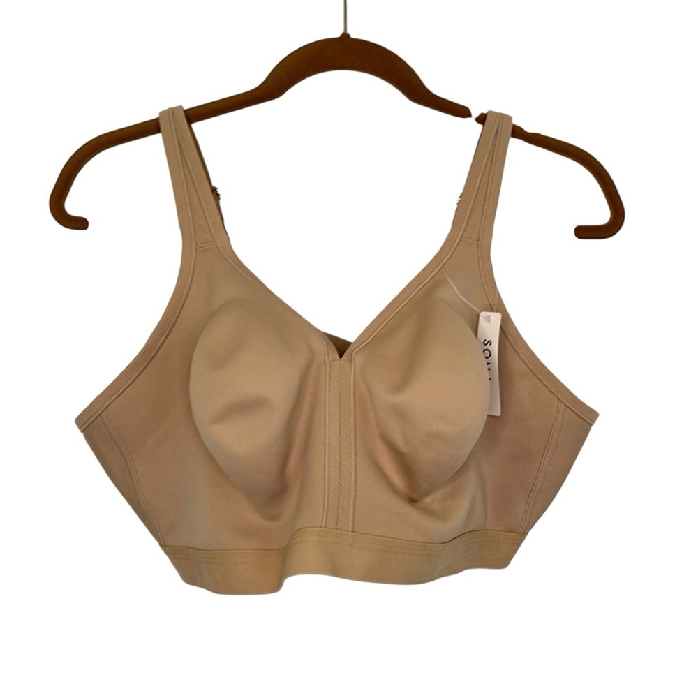 Soma Womens Embraceable Wireless Full Coverage Sz 42DD Beige Unlined New